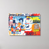 Pop Cultuurbeweging Canvas Afdruk (Voorkant)