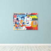 Pop Cultuurbeweging Canvas Afdruk (Insitu (Houten vloer))