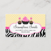 Pop Cupcake bakkerij Visitekaartje (Voorkant)