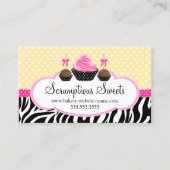 Pop Cupcake bakkerij Visitekaartje (Voorkant)