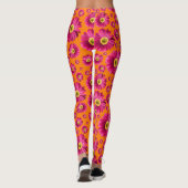 Pop Daisy Fuchsia Roze Leggings (Achterkant)