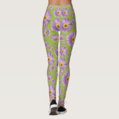 Pop Daisy Paars Leggings (Achterkant)