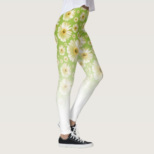 Pop Daisy White Leggings (Rechts)