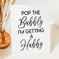 Pop de bubbel ik krijg een Vrijgezellenfeest van d