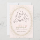 Pop De bubble Confetti Bridal Shower Kaart (Voorkant)