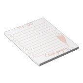 Pop de Champagne aan-do Lijst Notitieblok (Schuin)