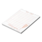 Pop de Champagne aan-do Lijst Notitieblok (Linkerzijde)