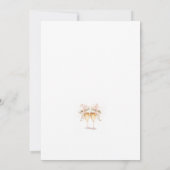 Pop De Champagne Elegant Blush Vrijgezellenfeest Kaart (Achterkant)