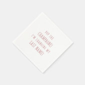 POP DE CHAMPAGNE! IK VERANDER MIJN ACHTERNAAM! SERVET (Hoek)