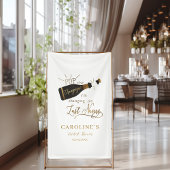 Pop de champagne Ik verander mijn achternaam! Spandoek