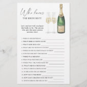 Pop de Champagne - Wie kent de beste bruidsgame (Voorkant)