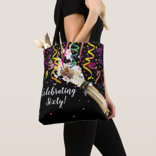 Pop de kurk en vieren tote bag