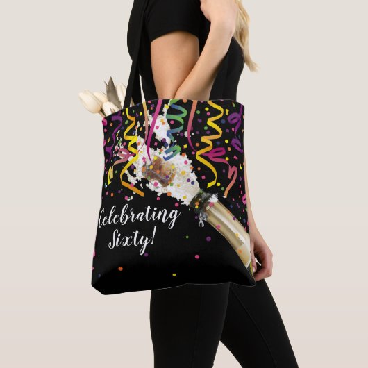 Pop de kurk en vieren tote bag (Dichtbij)