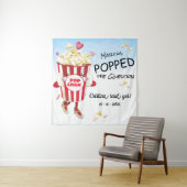 Pop De Vraag Popcorn Verloving Achtergrond Wandkleed (In situ)