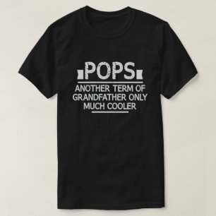 Pop Definition Funny Betekenis Cool Grandpa Gift  T-shirt
