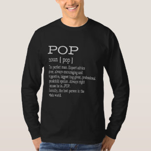 Pop Definition Grandpa Vaderdag - Mannen T-shirt
