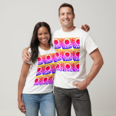 Pop design in heldere kleuren t-shirt (Unisex)