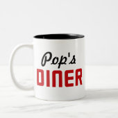 Pop Diner Tweekleurige Koffiemok (Links)