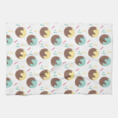 Pop Doughnut Sprinkles Sweet Foodie Theedoek (Horizontaal)