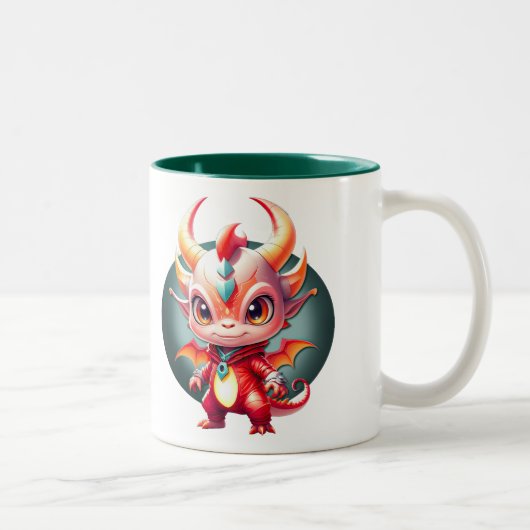 Pop Dragon Tweekleurige Koffiemok (Rechts)
