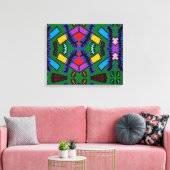 Pop droom canvas afdruk (Insitu (Woonkamer))