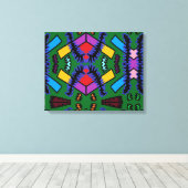 Pop droom canvas afdruk (Insitu (Houten vloer))