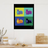 Pop Eekhoorn Poster (Keuken)