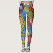 Pop een Doodle Leggings (Voorkant)