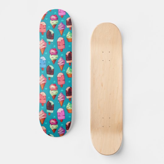 Pop en consumptie-ijs persoonlijk skateboard (Voorkant)