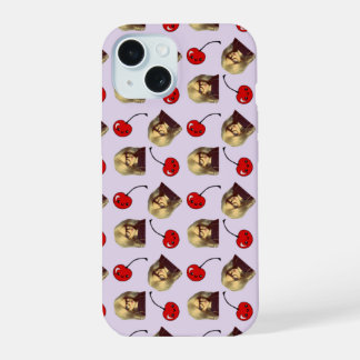 pop en kersen patroon iPhone 15 case