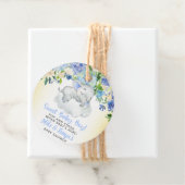 Pop en vrolijk zoete baby baby shower labels. bedankjes labels (In situ)