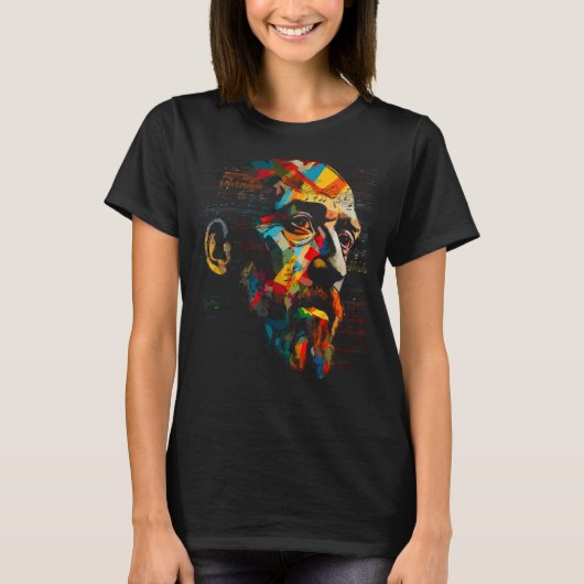 Pop Erik Satie Muziek T-shirt (Voorkant)