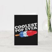 Pop Ever Popsicle Funny Retro Bomb Vaders Dag Gif Kaart (Voorkant)