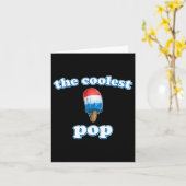 Pop Ever Vaders Dag Popsicle Top voor Papa Rocket Kaart (Gele Bloem)