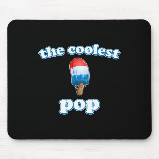 Pop Ever Vaders Dag Popsicle Top voor Papa Rocket Muismat (Voorkant)