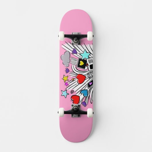 Pop Explosie Skateboarddek Persoonlijk Skateboard (Voorkant)