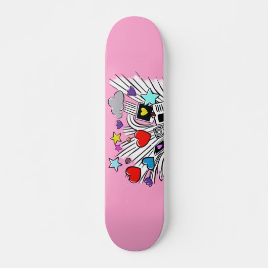 Pop Explosion Skateboard Deck (Voorkant)