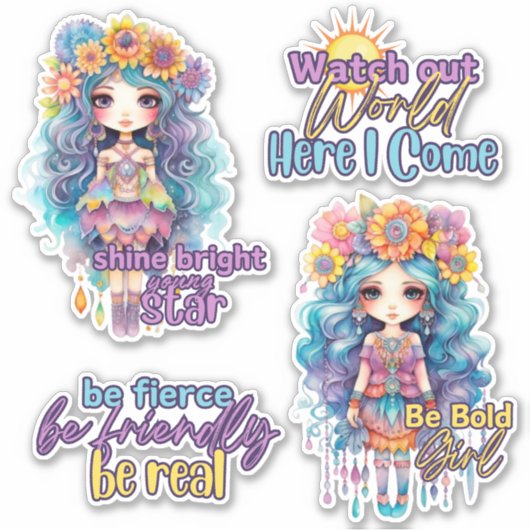 Pop-Fantasy Carnaval Custom-Cut Vinyl Sticker (Voorkant)