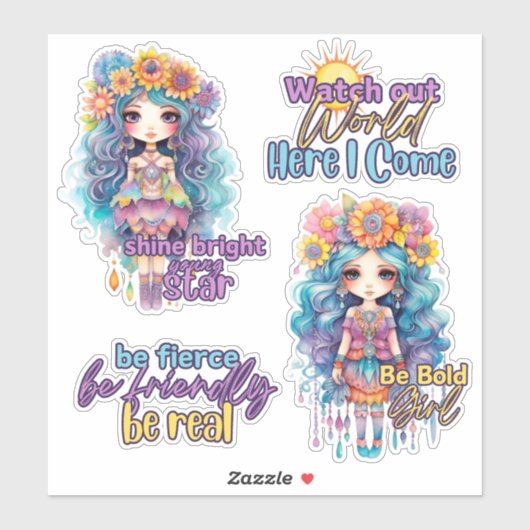 Pop-Fantasy Carnaval Custom-Cut Vinyl Sticker (Vel)