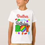 Pop Fidget Brother van de verjaardag Boy T-shirt<br><div class="desc">Viel uw verjaardag met dit speciale T-shirt,  speciaal en gepersonaliseerd ontwerp</div>