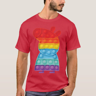 Pop Fidget Game, een schattig varken voor kinderen T-shirt