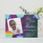 Pop Fidget Play Party boys Moon Stars Birthday Kaart (Staand voorkant)