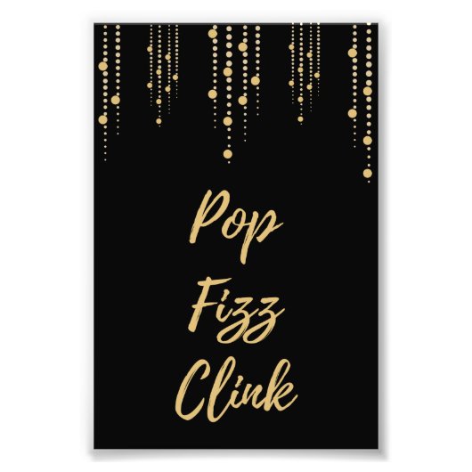 Pop Fizz Clink Art Print Foto Afdruk (Voorkant)