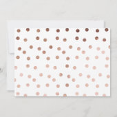 Pop Fizz Clink Bachelorette Party nodigt Faux Foli Kaart (Achterkant)