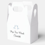 Pop fizz clink blue champagne bottle new year bedankdoosjes (Geopend)