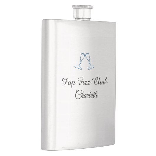 Pop fizz clink blue champagne bottle new year flacon (Rechts)