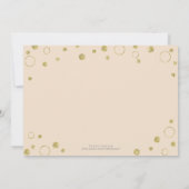 Pop Fizz Clink Champagne Bubbles | Partijuitnodigi Kaart (Achterkant)