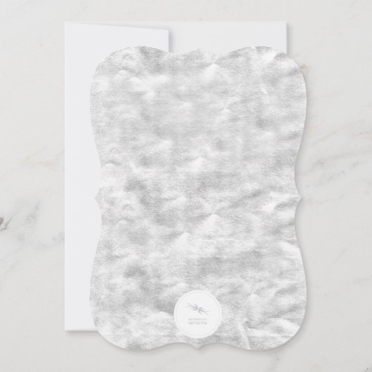 Pop Fizz Clink Champagne Chic nieuwjaarsfeest Kaart (Achterkant)