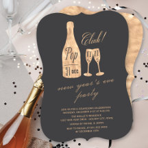 Pop Fizz Clink Champagne Chic nieuwjaarsfeest