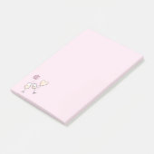 Pop Fizz Clink Champagneglazen Post-it® Notes (Schuin)